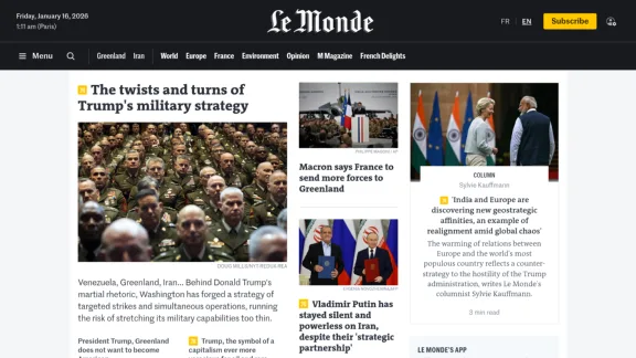 Captura de Le Monde