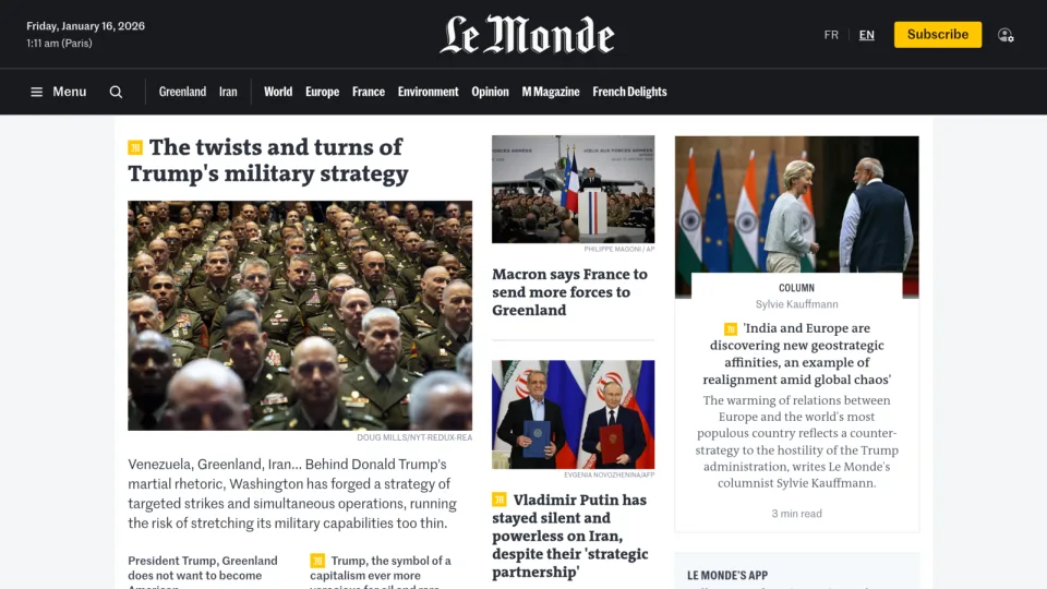 Captura de Le Monde