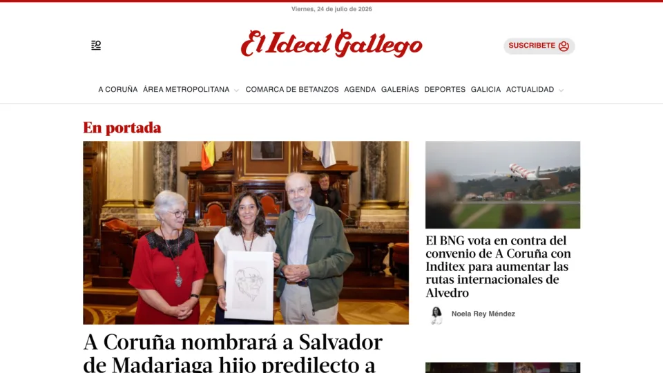 Captura de El Ideal Gallego