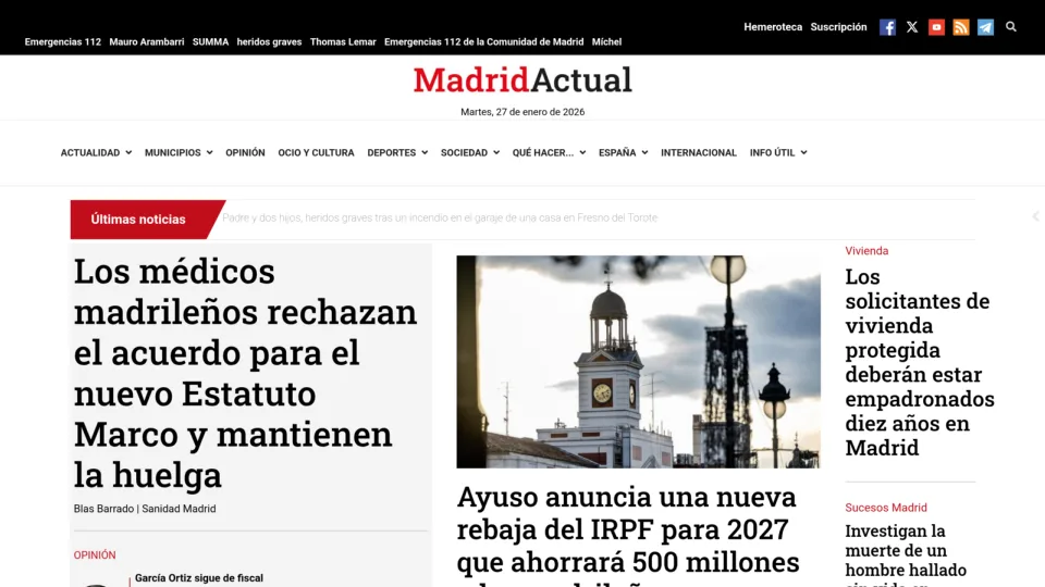 Captura de Madrid Actual