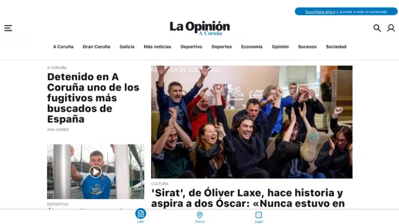 Captura de La Opinión