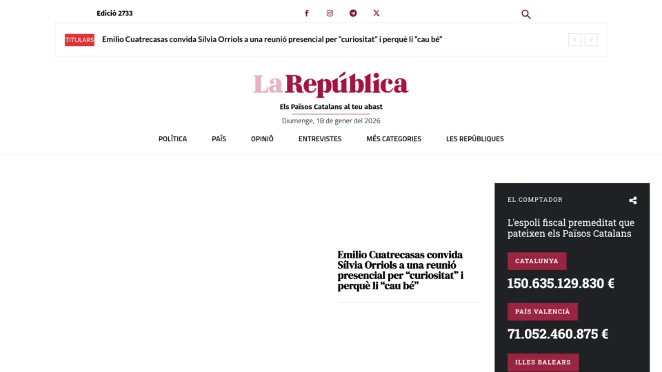 Captura de La República
