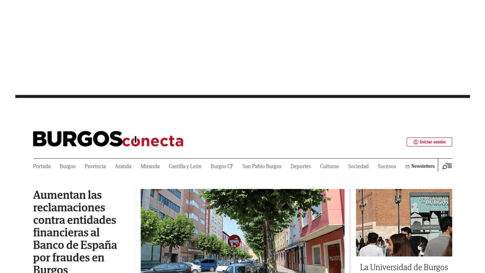 Captura de Burgos Conecta