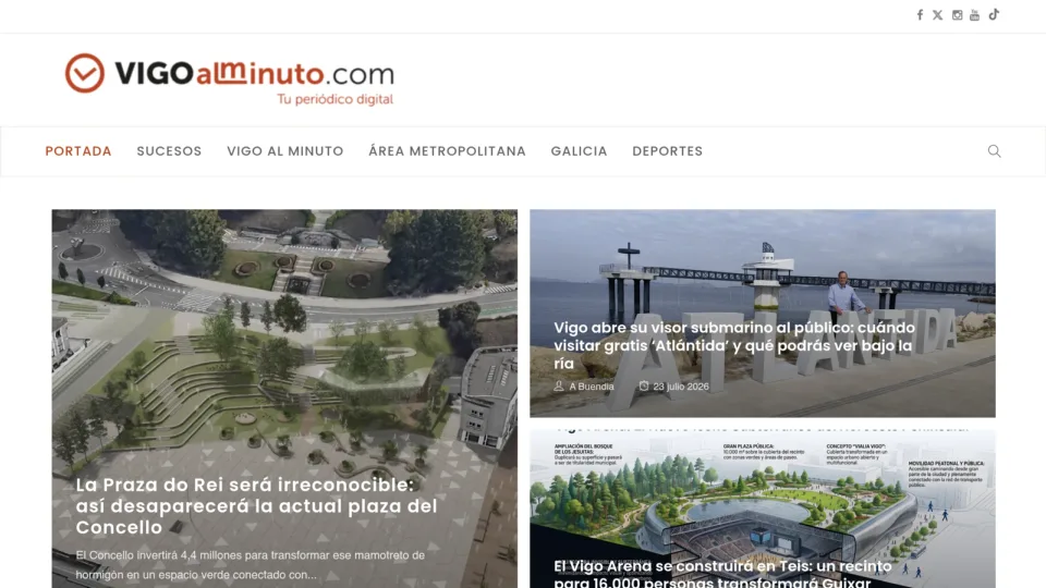 Captura de Vigo al minuto