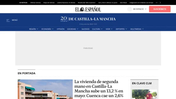 Captura de El Digital Castilla-La Mancha