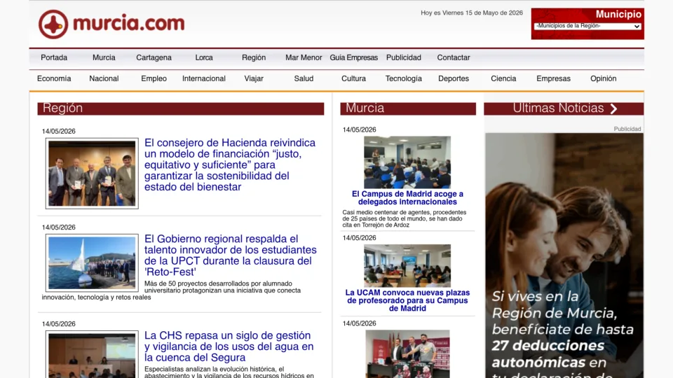 Captura de Murcia.com