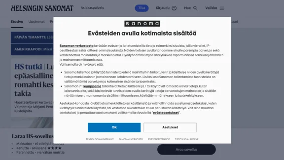 Captura de Helsingin Sanomat