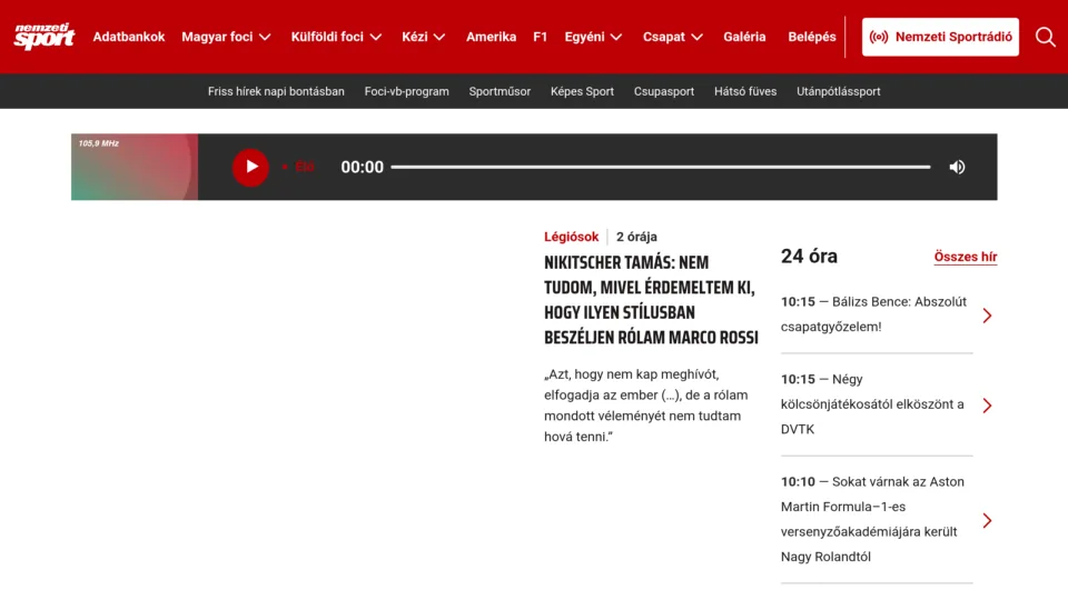 Captura de Nemzeti Sport