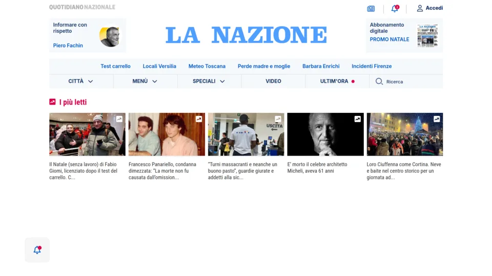Captura de La Nazione