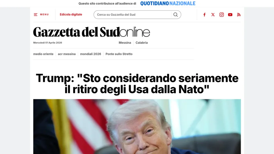 Captura de Gazzetta del Sud