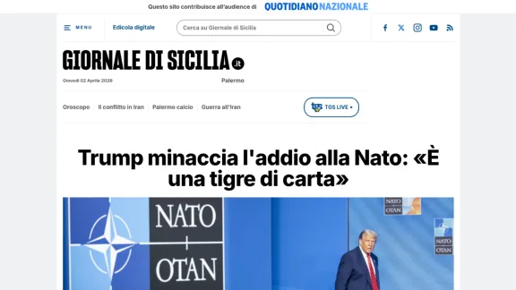 Captura de Giornale di Sicilia