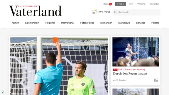 Captura de Liechtensteiner Vaterland