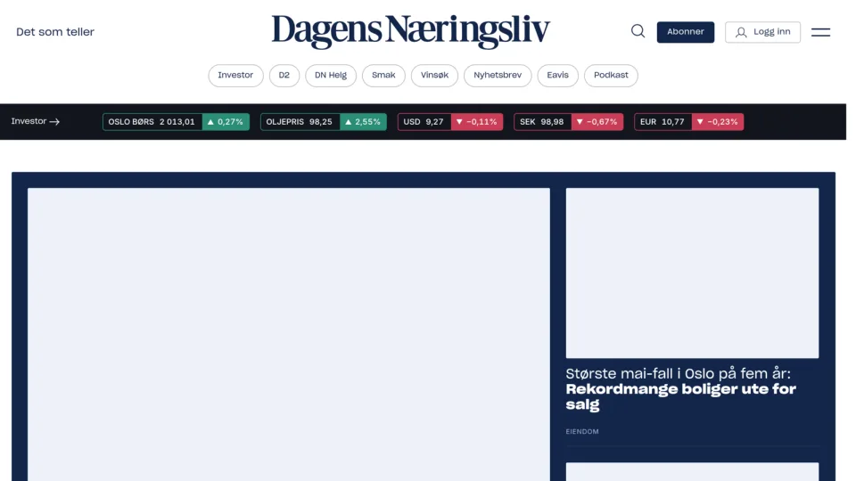 Captura de Dagens Næringsliv AS