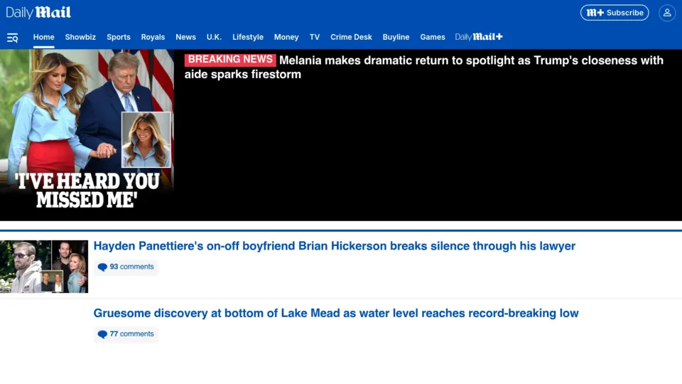 Captura de Mail Online – Daily Mail