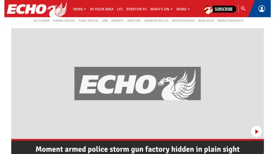Captura de Liverpool Echo