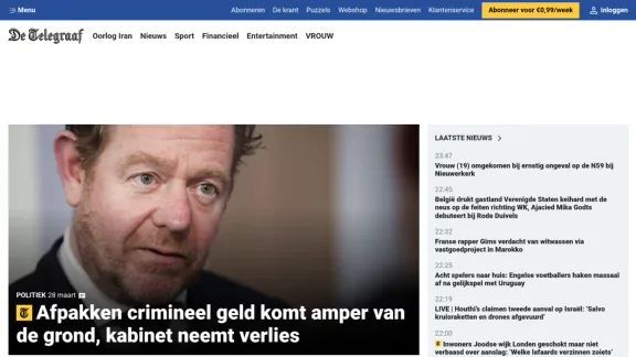 Captura de De Telegraaf