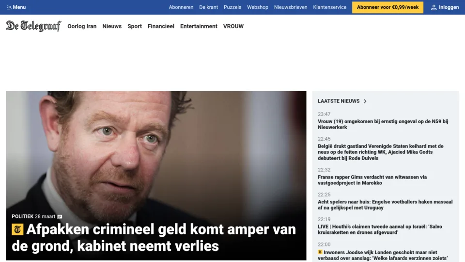 Captura de De Telegraaf