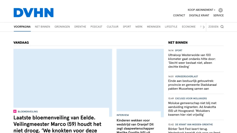 Captura de Dagblad Van Het Noorden