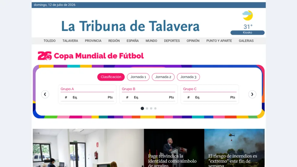 Captura de La Tribuna de Talavera