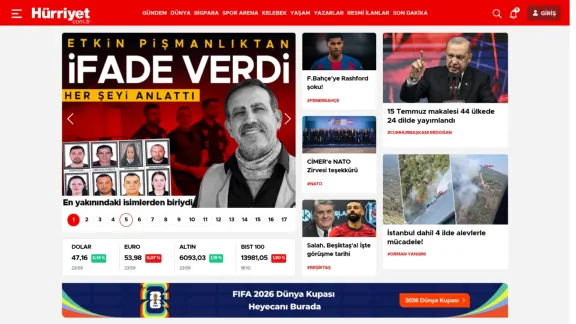 Captura de Zürriyet