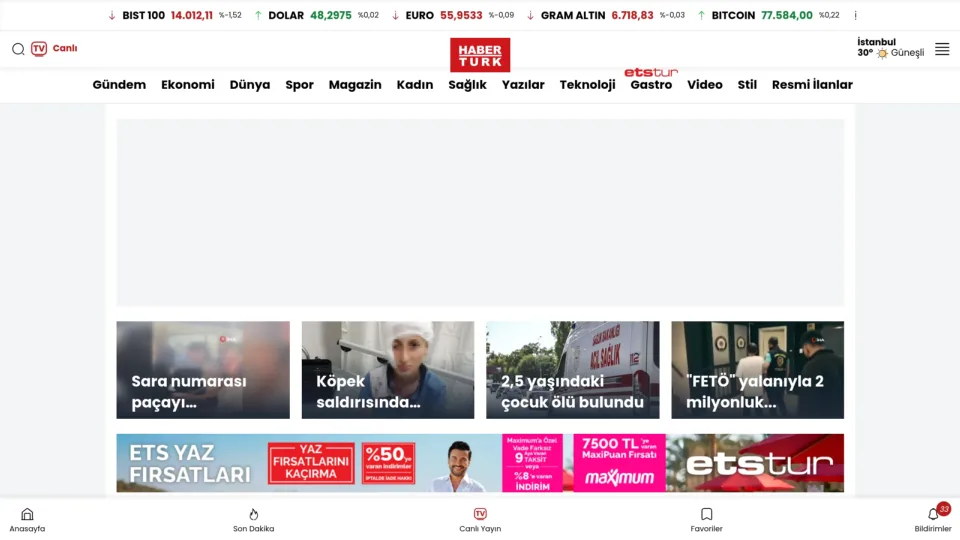 Captura de Habertürk