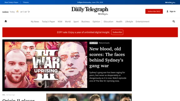 Captura de The Daily Telegraph