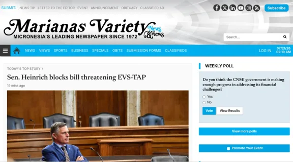 Captura de Marianas Variety