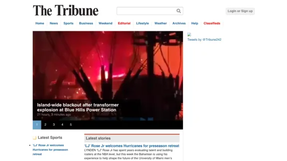 Captura de The Tribune