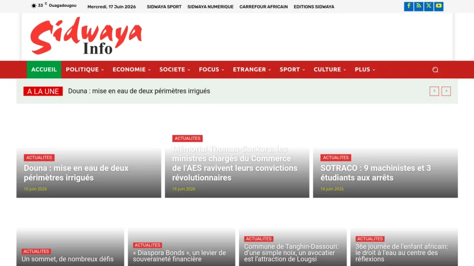 Captura de Sidwaya