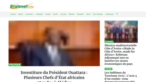 Captura de Fraternité Matin