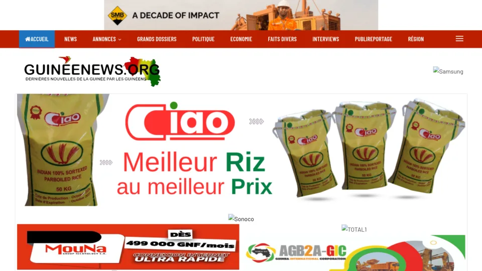 Captura de Guinéenews