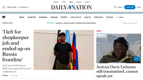 Captura de Daily Nation