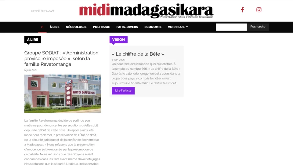 Captura de Midi madagasikara