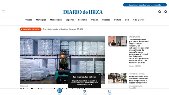 Captura de Diario de Ibiza