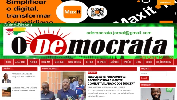 Captura de O Democrata