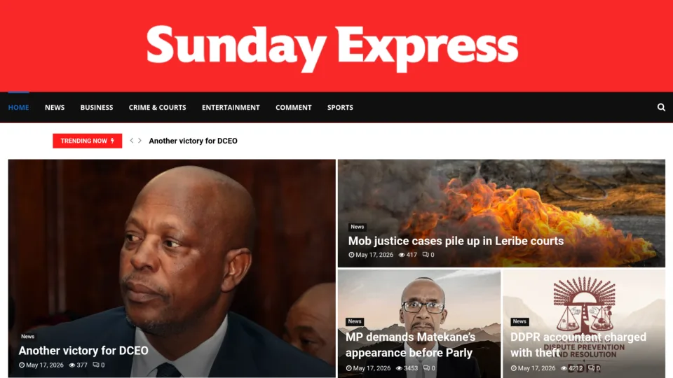 Captura de Sunday Express