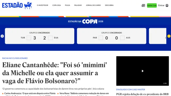 Captura de Estadão
