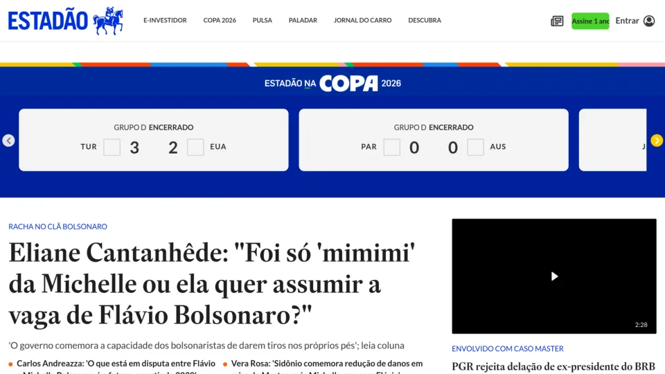 Captura de Estadão