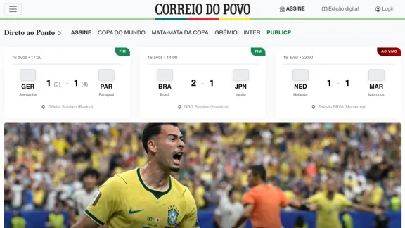 Captura de Correio do Povo