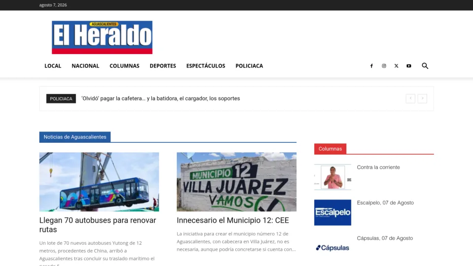 Captura de El Heraldo