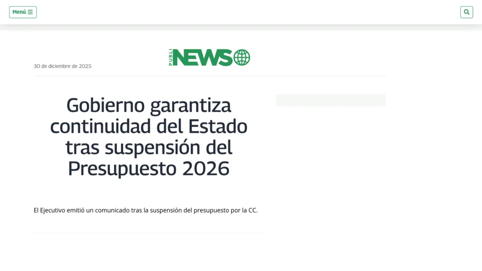 Captura de Publinews