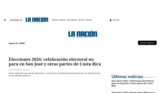 Captura de La Nación