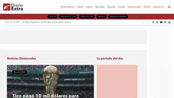 Captura de Diario Extra