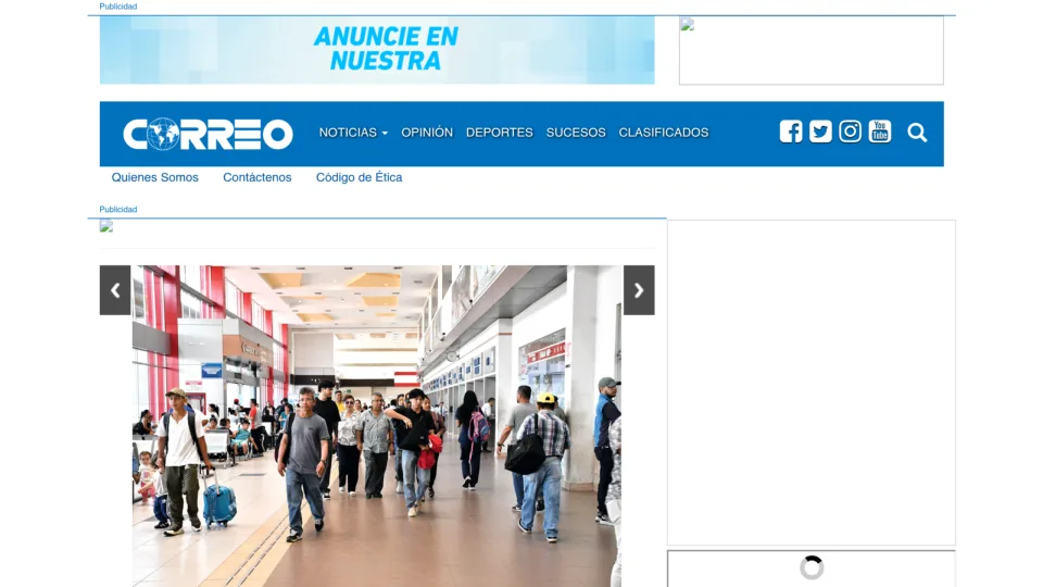 Captura de Correo