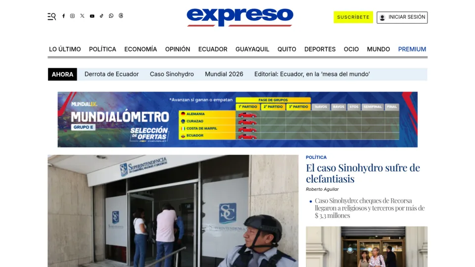 Captura de Expreso