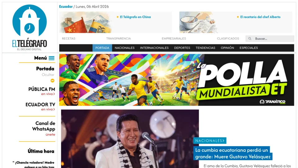 Captura de El Telégrafo