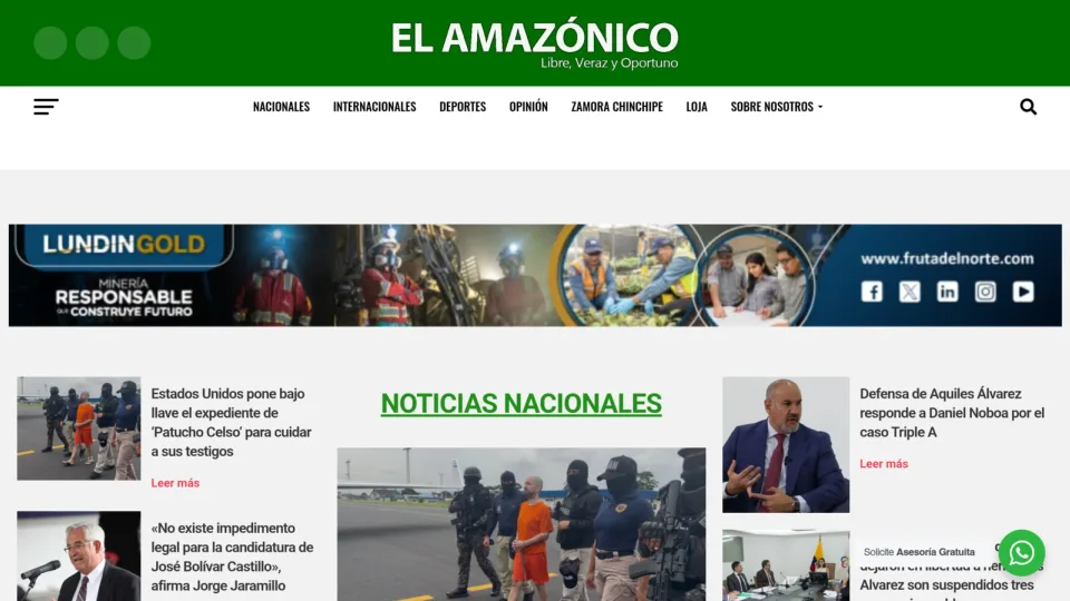 Captura de El Amazónico