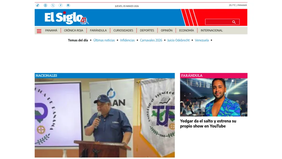 Captura de El Siglo