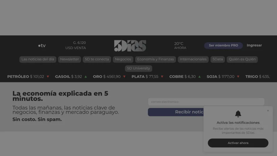 Captura de 5 días