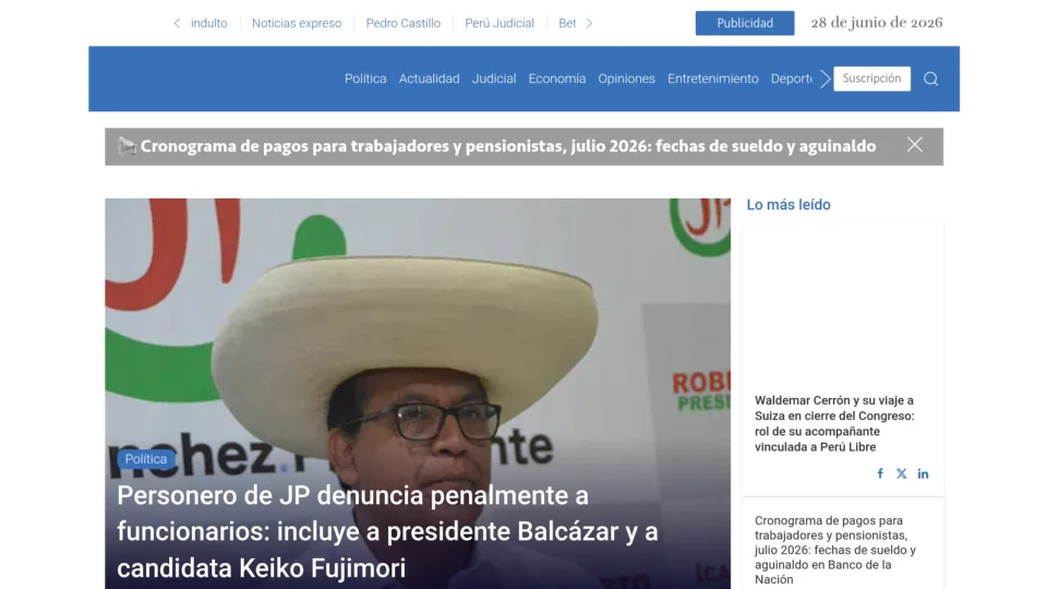 Captura de Expreso